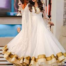 fancy white dress